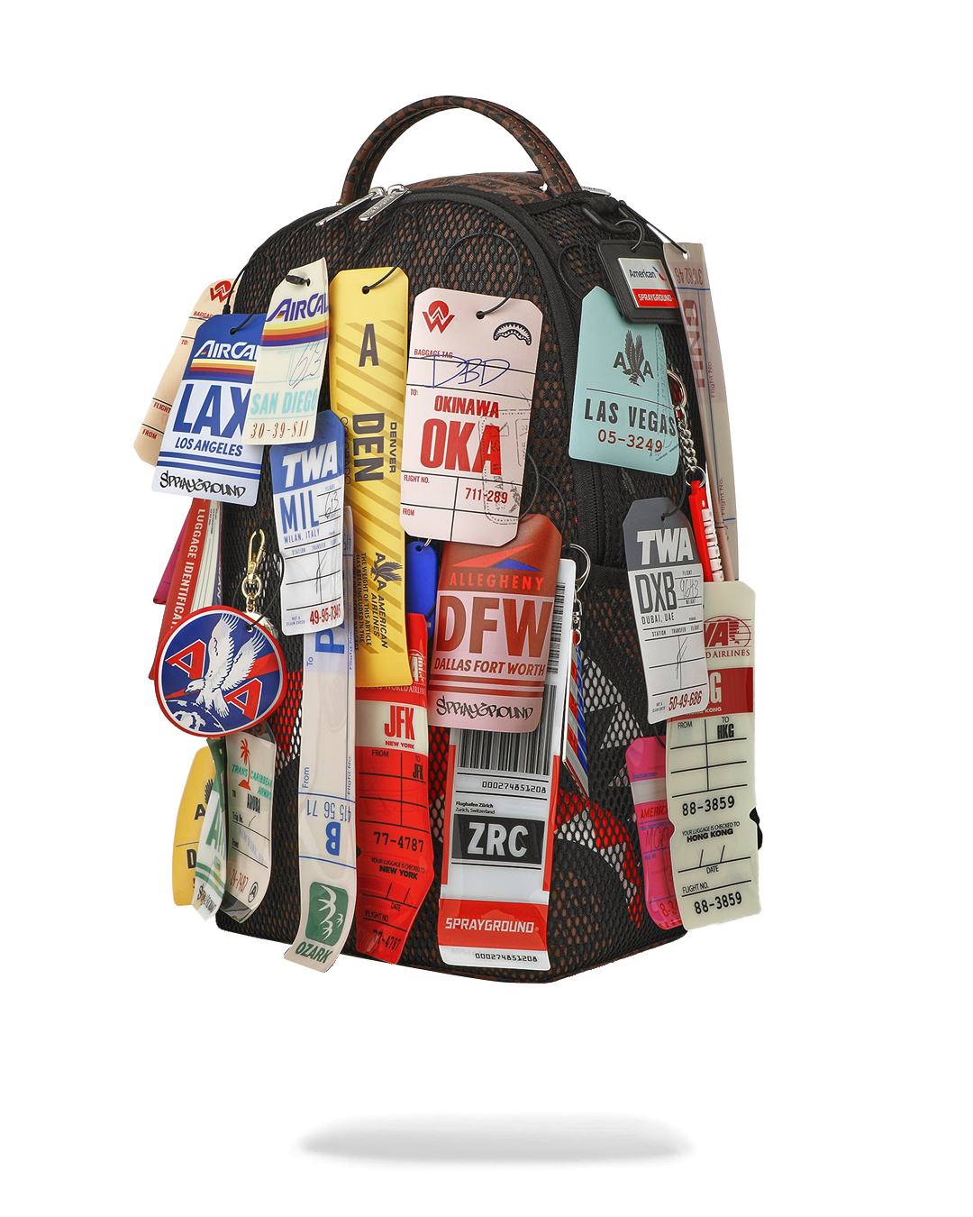 AMERICAN AIRLINES 100 YRS - TAGS ON TAGS BACKPACK