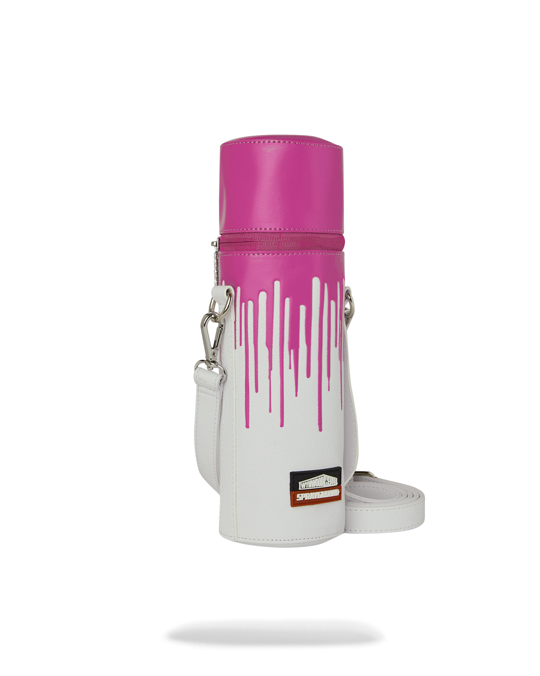 WYNWOOD WALLS COLLAB WATER BOTTLE OR SPRAYCAN HOLDER (WHT/PNK)