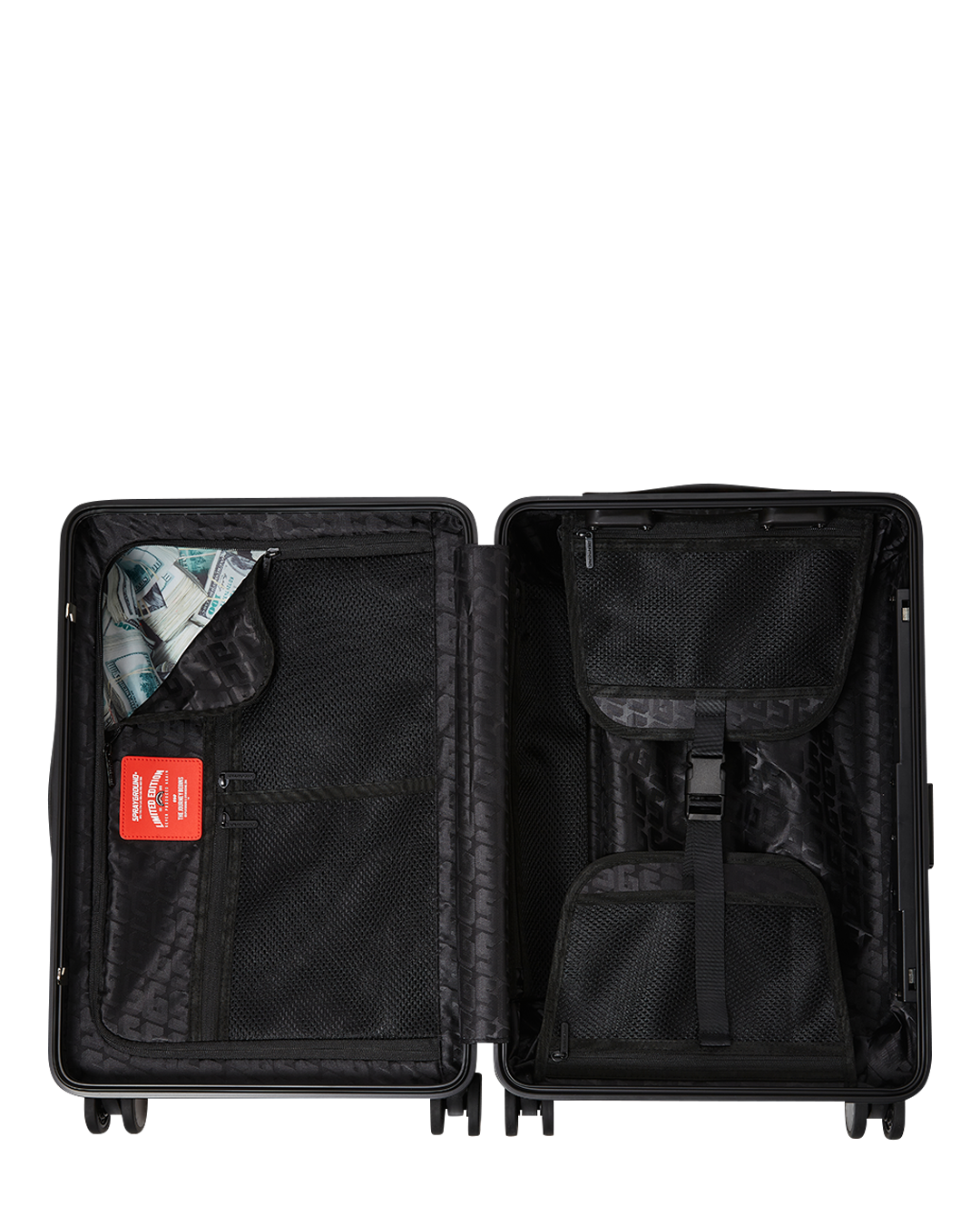 MONEYBEAR VAULT: HARDSHELL CARRY-ON LUGGAGE