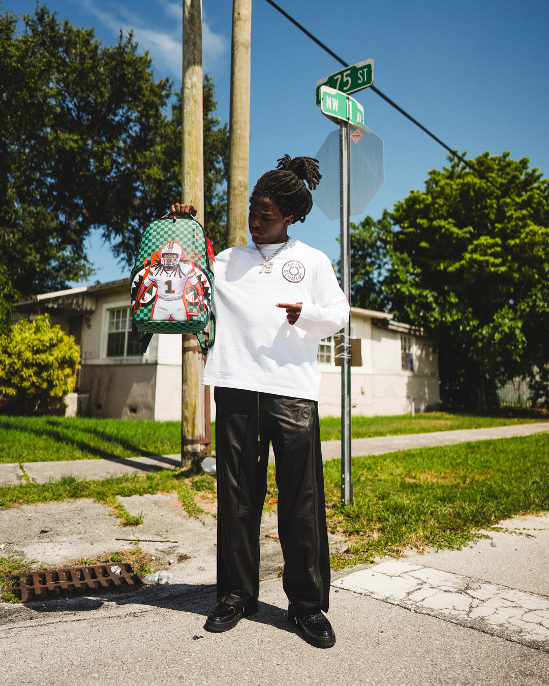 SPRAYGROUND X MALACHI TONEY BACKPACK