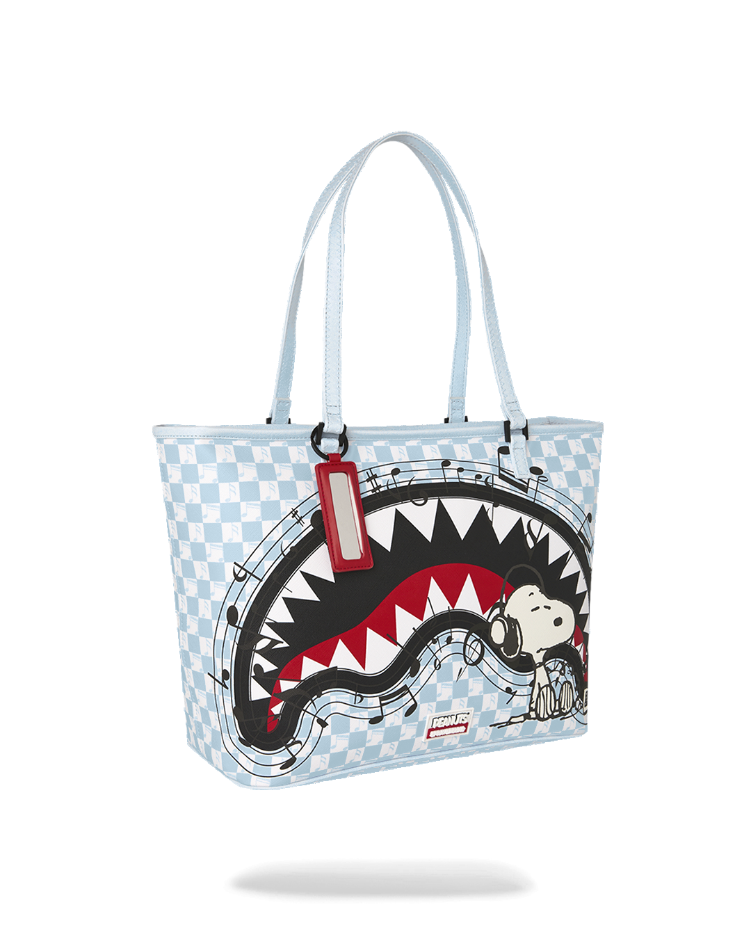 PEANUTS SNOOPY TUNED UP & TUNED OUT TOTE
