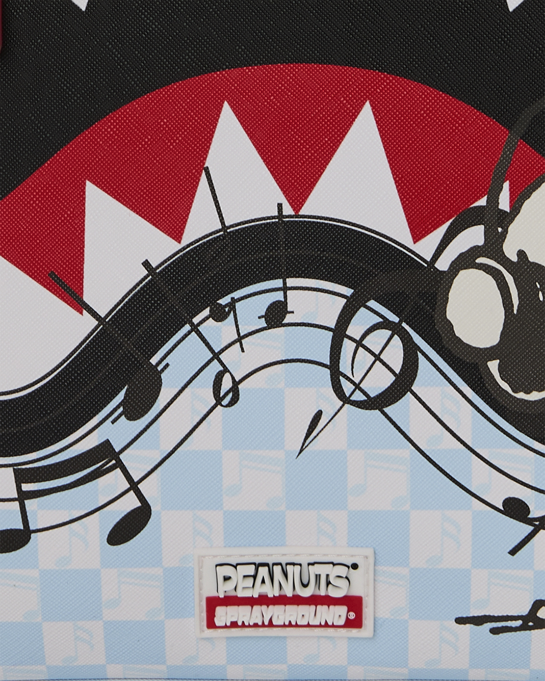 PEANUTS SNOOPY TUNED UP & TUNED OUT TOTE
