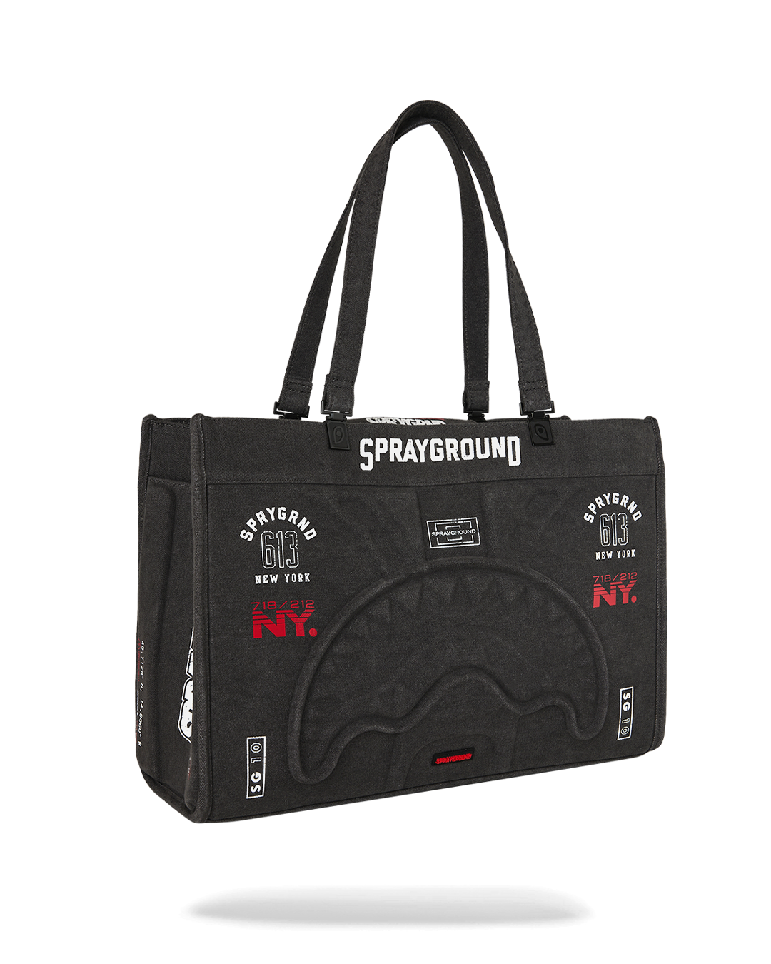 GRID LOCKED TORTUGA TOTE