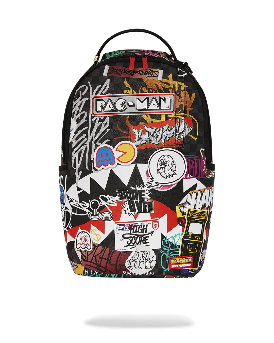 PAC-MAN LEVELED-UP ART BACKPACK